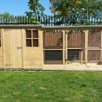 rabbit housing - boyles pet housing shed with run
