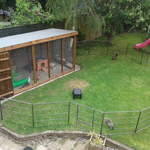 rabbit housing - kennel plus run